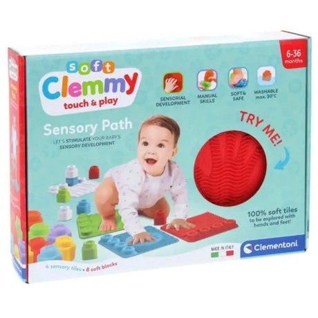 Clementoni Soft Clemmy Szenzoros Játszószőnyeg puha kockákkal